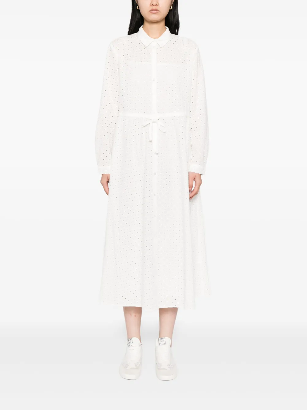 To b. by agnès b. Blousejurk met ringlets - Wit