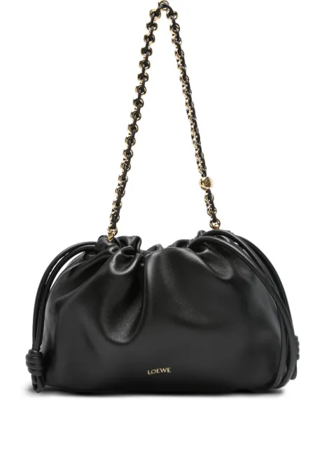 LOEWE medium Flamenco chain drawstring clutch bag