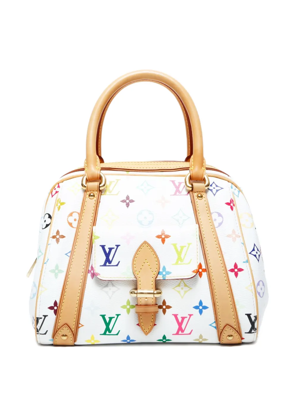 Louis Vuitton Pre-Owned 2007 プリシラ モノグラム ハンドバッグ - ホワイト Louis Vuitton Pre-Owned 2007 プリシラ モノグラム ハンドバッグ - ホワイト