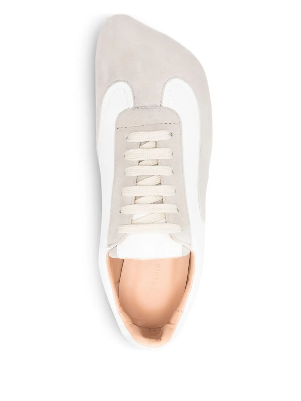 Niccolò Pasqualetti Obliqua sneakers met vlakken Beige