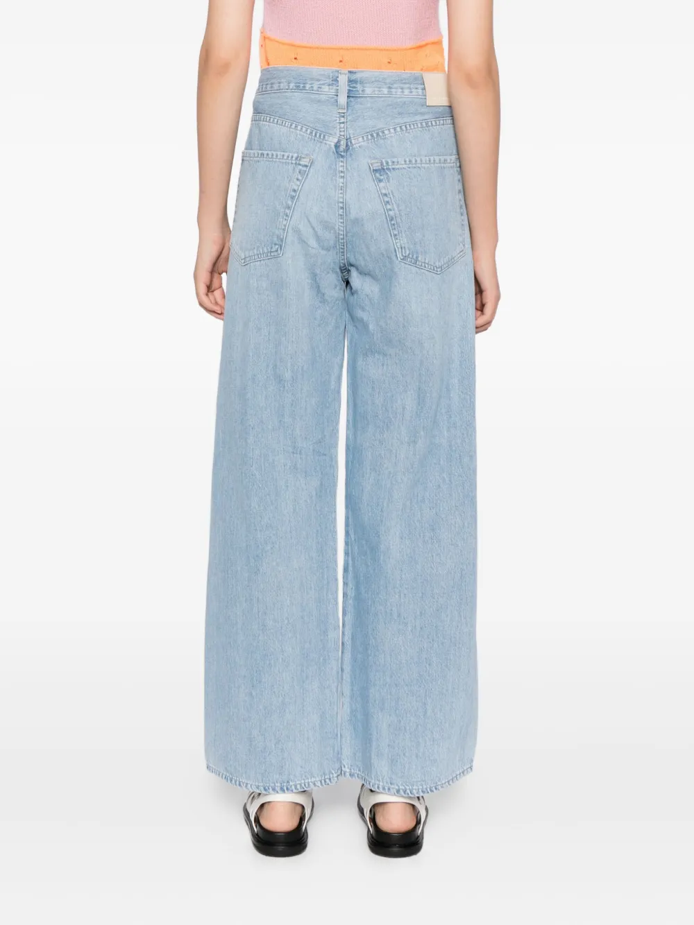 Citizens of Humanity Brynn jeans met trekkoord Blauw