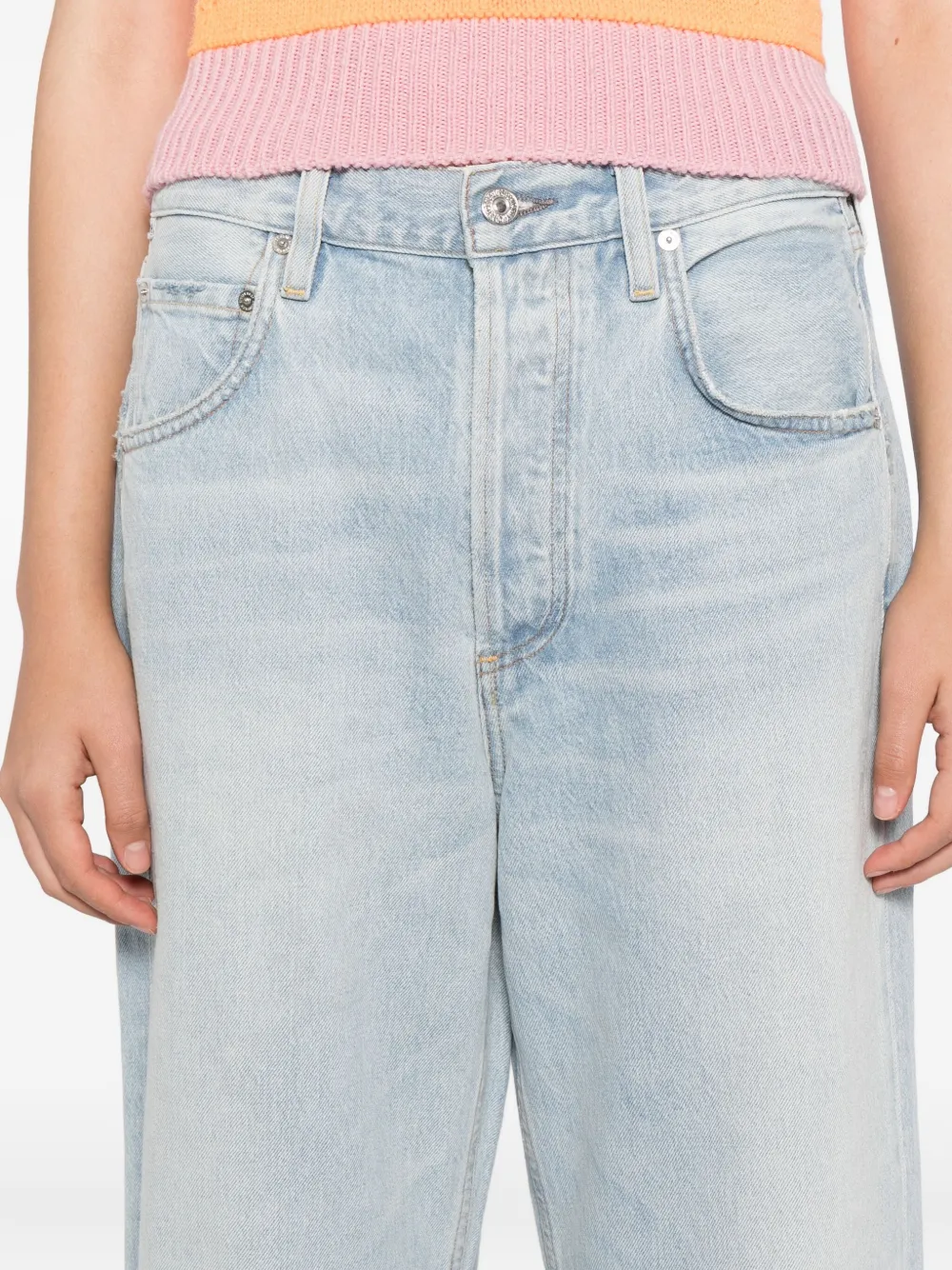 Citizen Of Humanity Gaucho Vintage Wide Leg Jeans In Blue