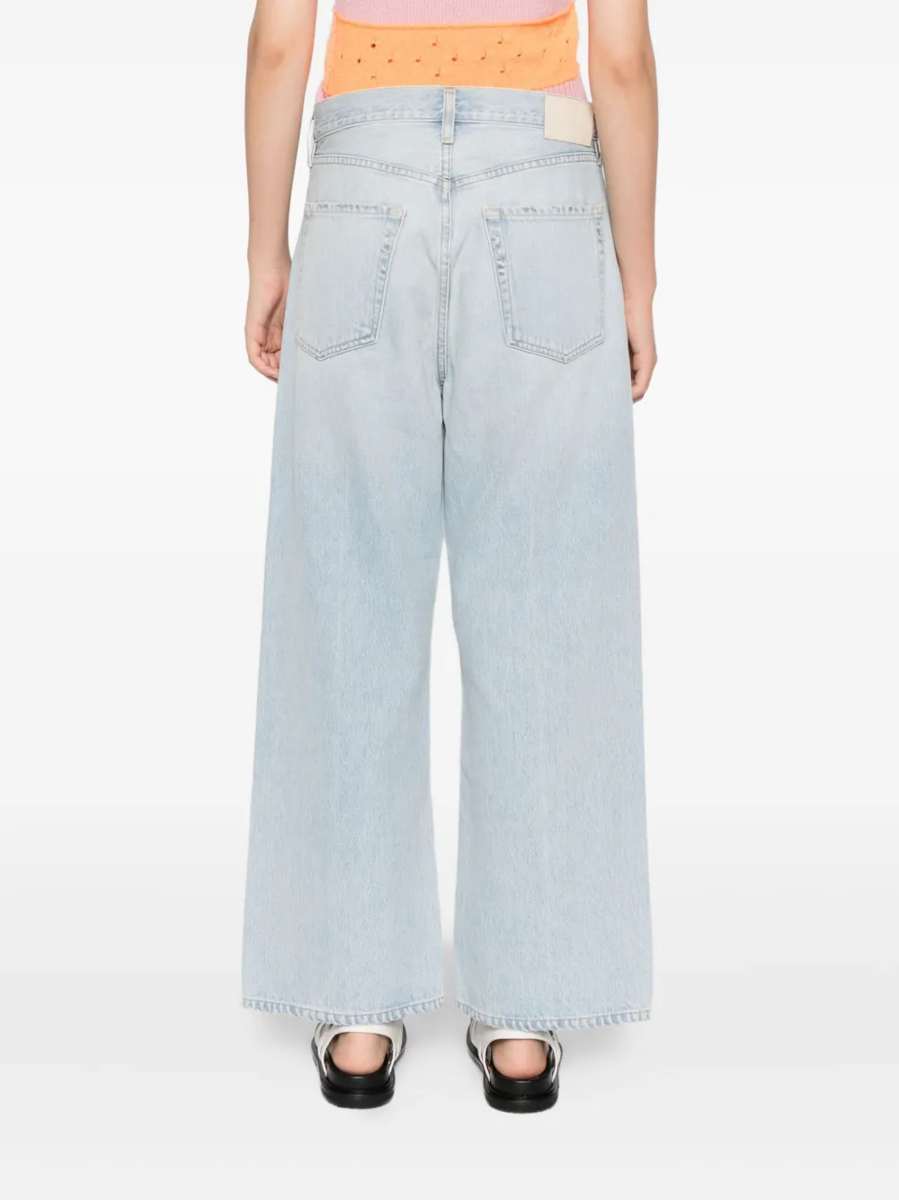 Citizen Of Humanity Gaucho Vintage Wide Leg Jeans In Blue