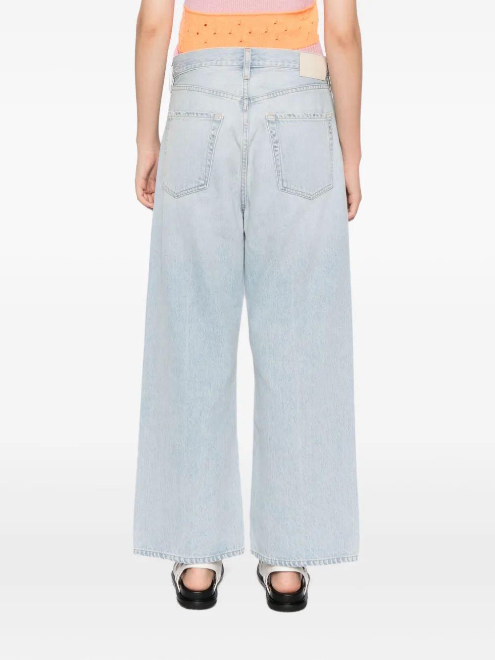 Citizens of Humanity GAUCHO jeans met wijde pijpen Blauw