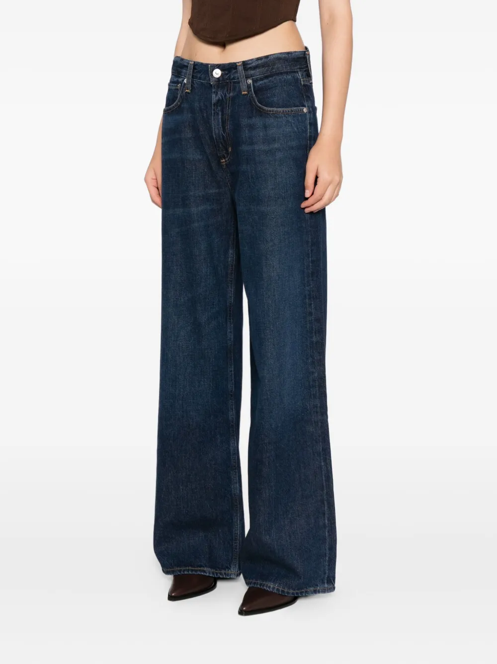 Citizen Of Humanity Paloma Baggy Jeans In Blue
