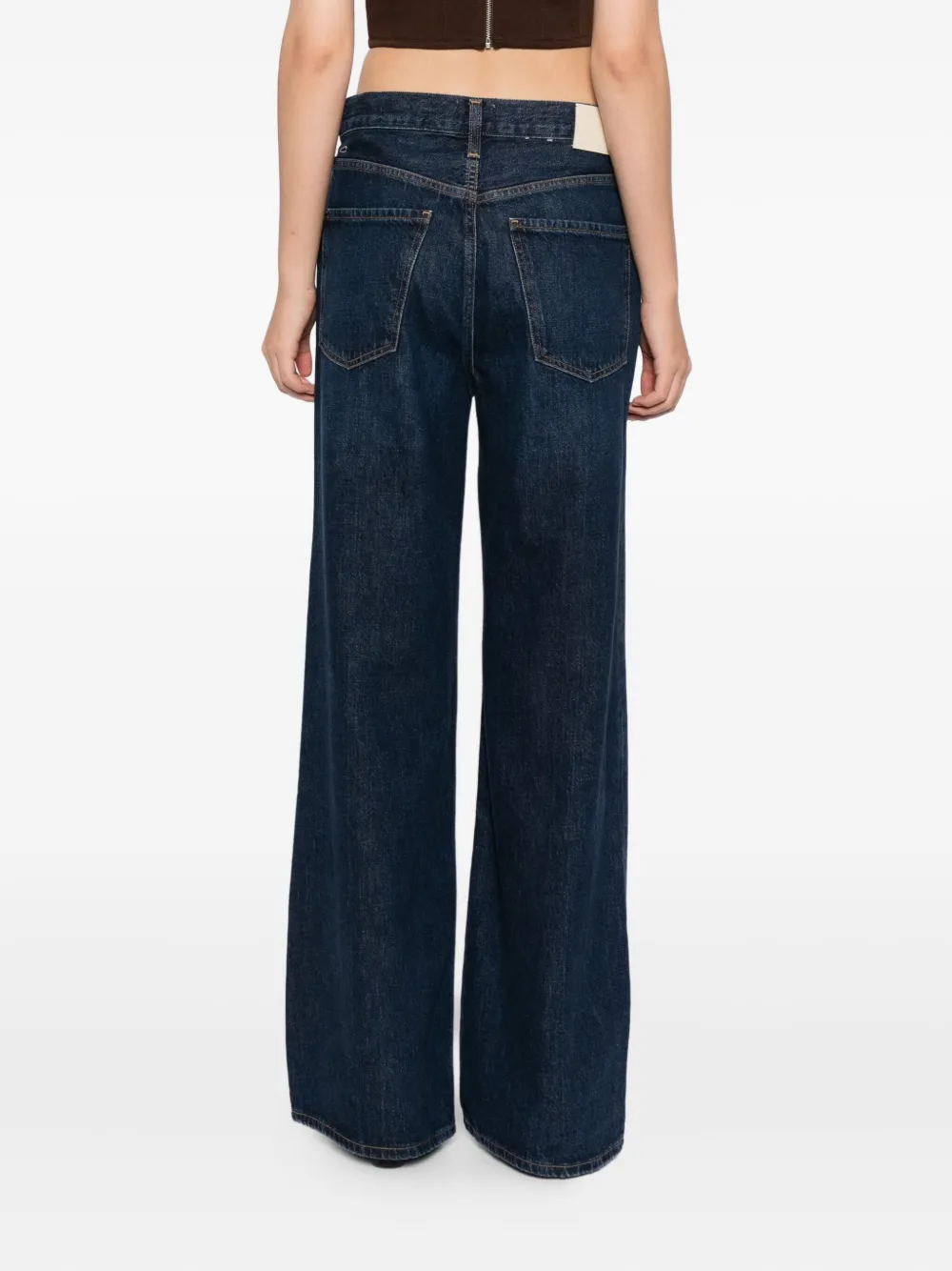 Citizen Of Humanity Paloma Baggy Jeans In Blue