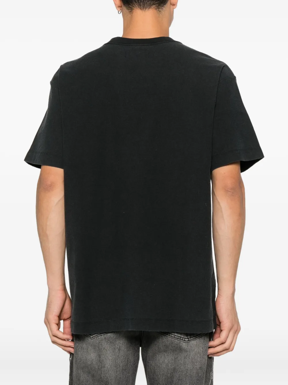 Purple Brand T-shirt met grafische print Zwart