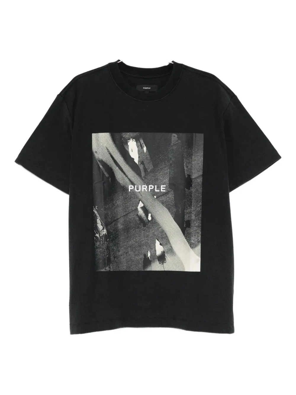 Purple Brand graphic-print T-shirt - Nero