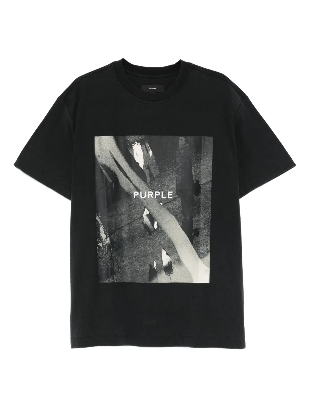 Purple Brand graphic-print T-shirt - Nero