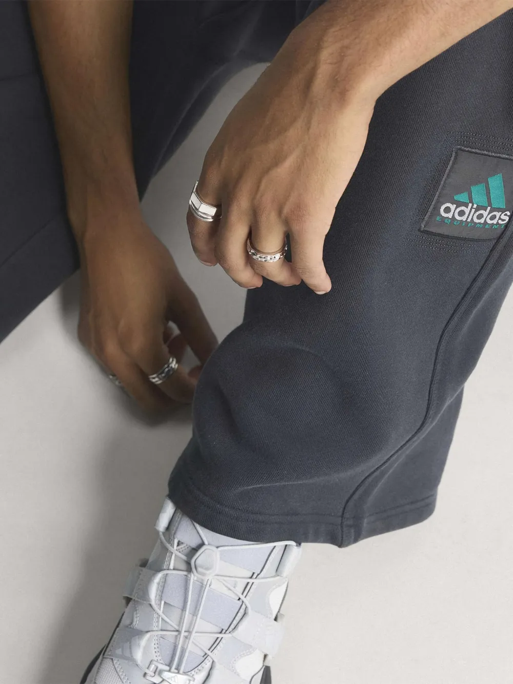 adidas Joggingbroek met logo Zwart