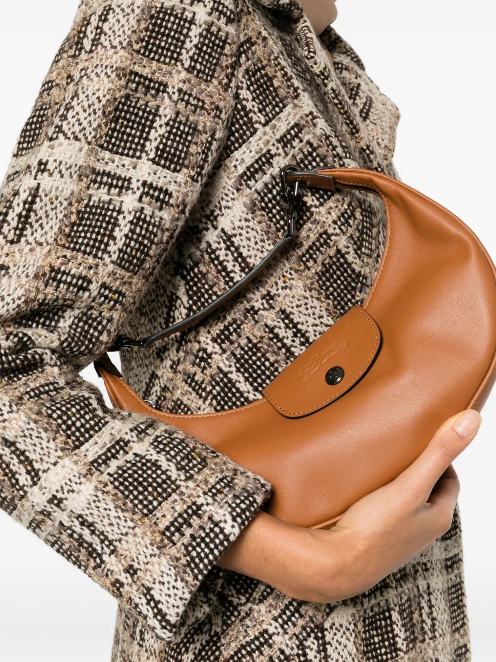 Longchamp Le Pliage Xtra S flap tote bag - Bruin