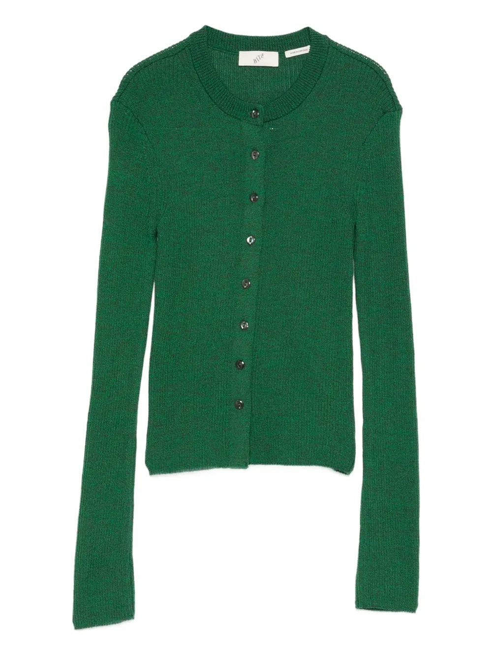 BITE Studios buttoned cardigan | Green | Image 1