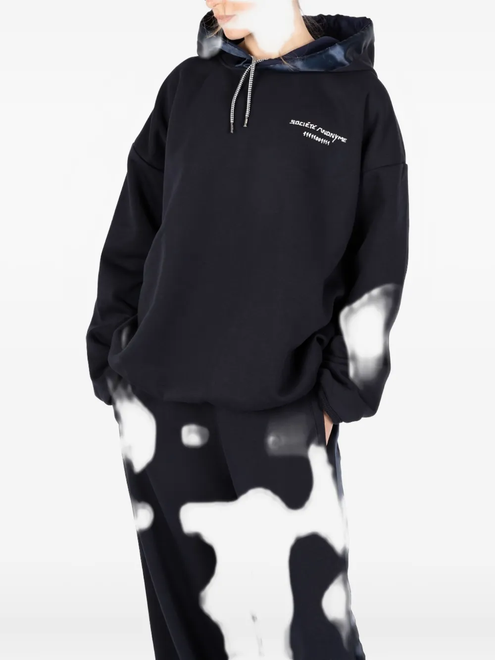 Société Anonyme Logo Hoodie In Blue