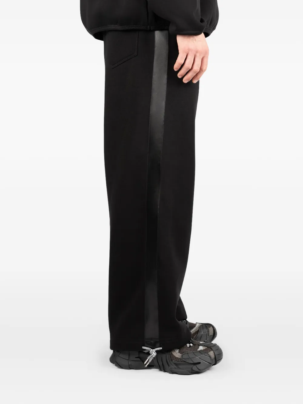Société Anonyme Sunny Side-stripe Track Pants In Black