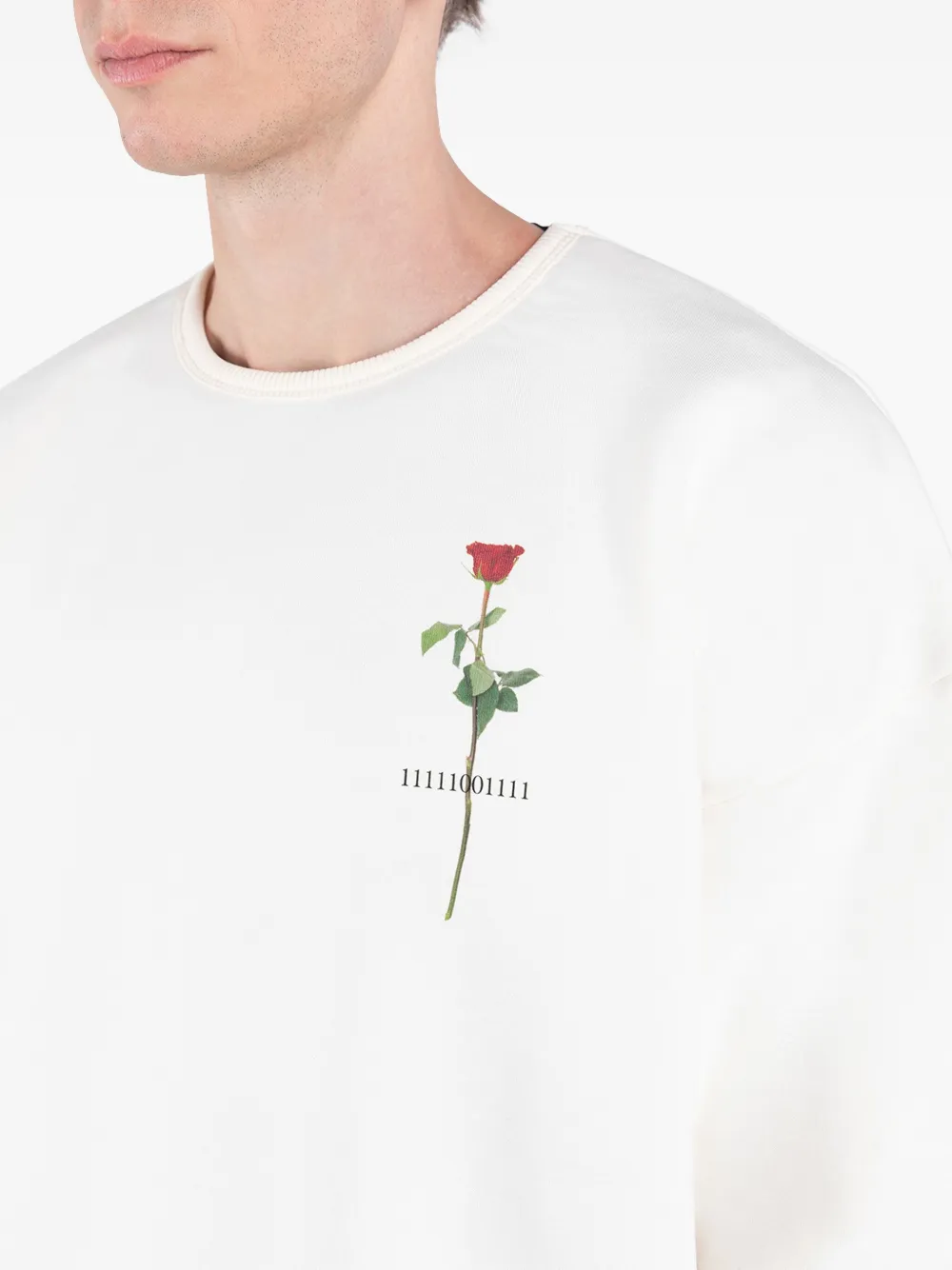 Société Anonyme Rose-graphic Sweatshirt In Neutral