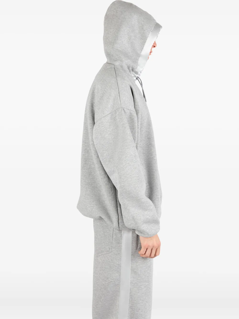 Société Anonyme Logo- Embroidery Hoodie In Gray