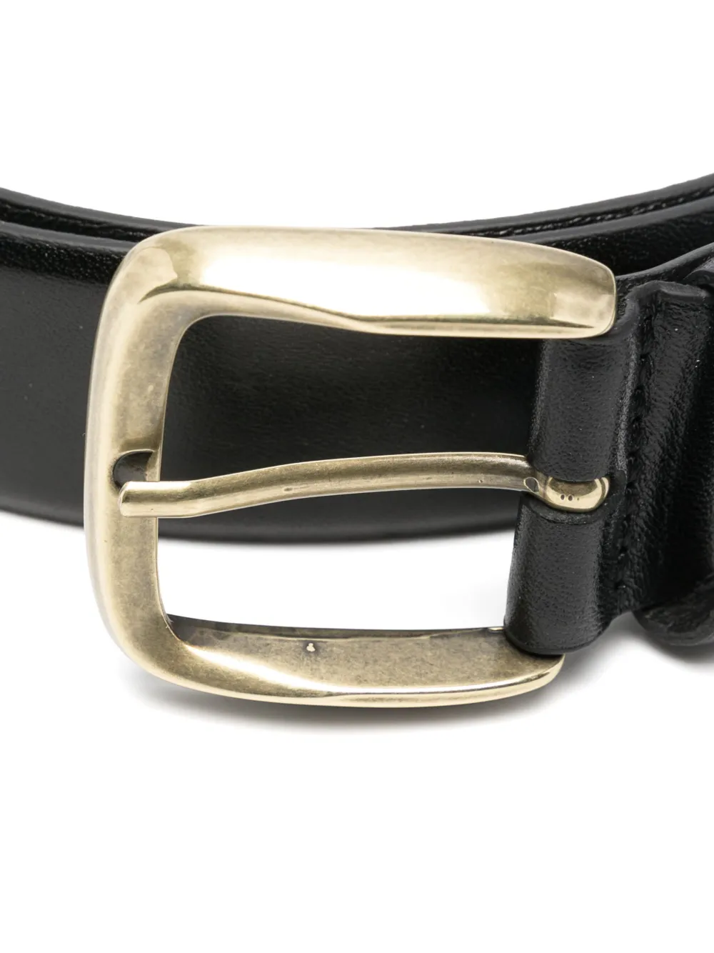 ASPESI buckle leather belt - Zwart