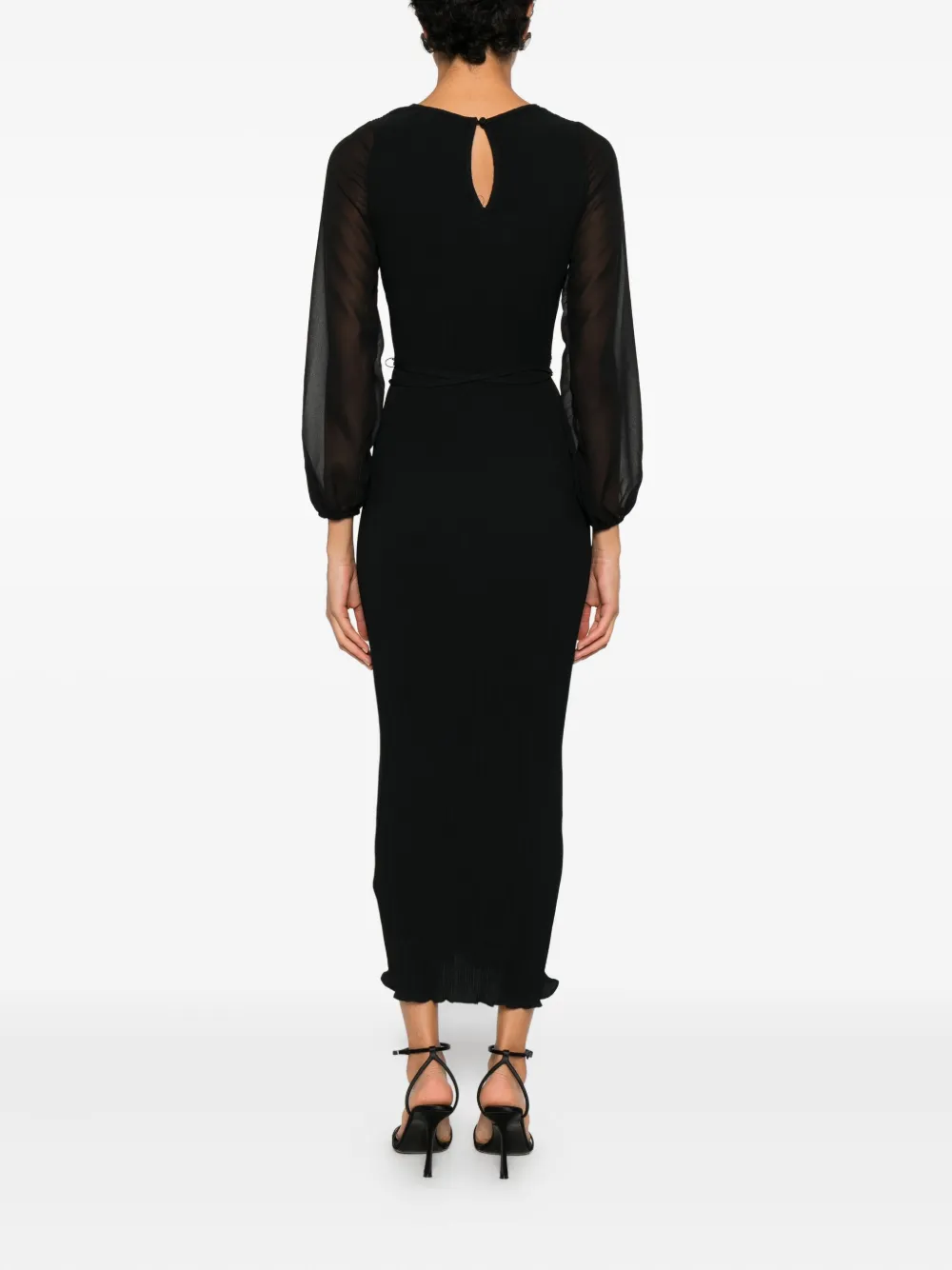 Perrie Sheer Longsleeve Dress