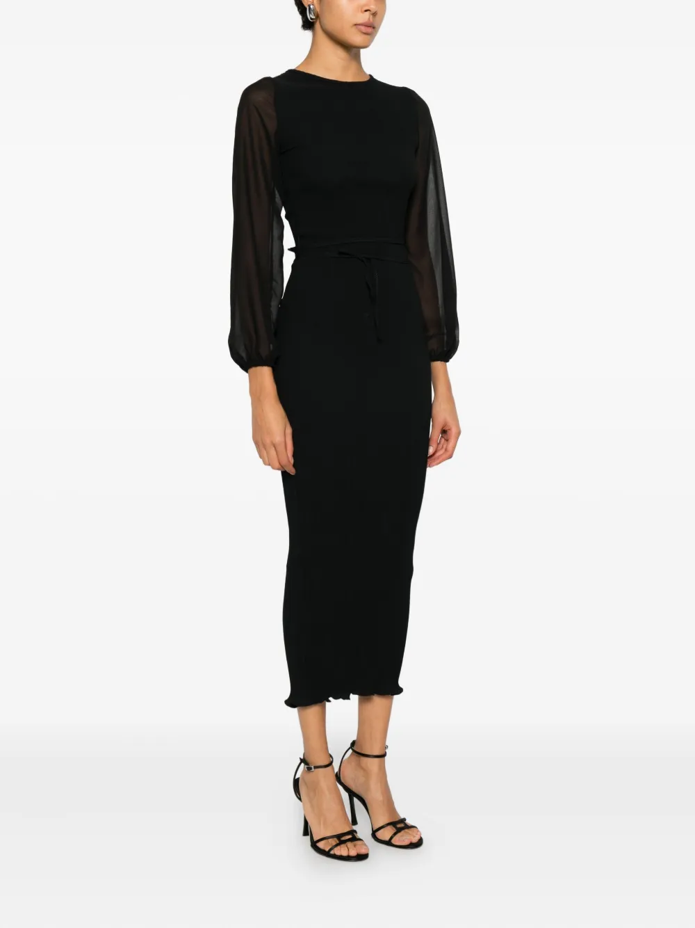 Perrie Sheer Longsleeve Dress