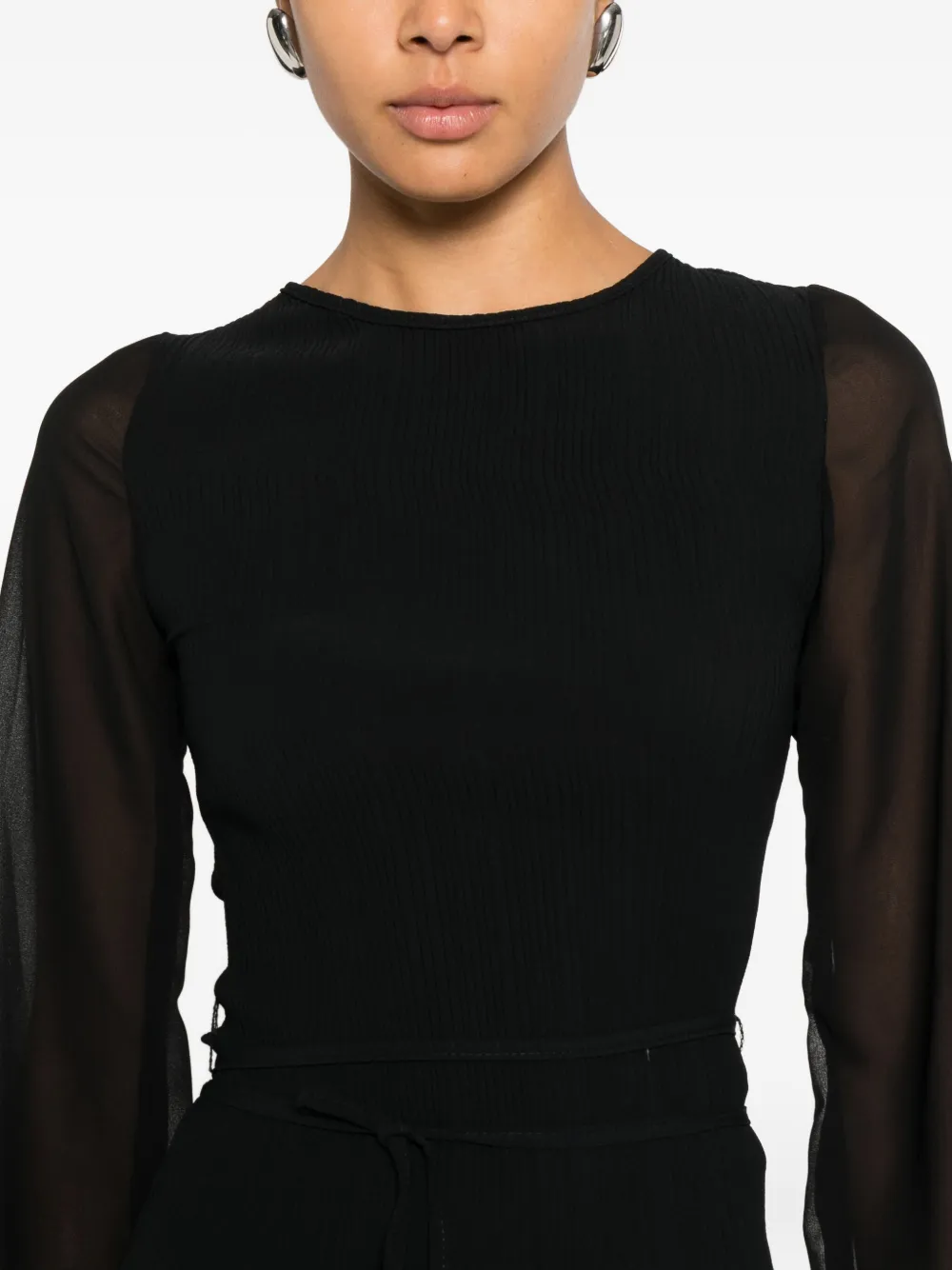 Perrie Sheer Longsleeve Dress