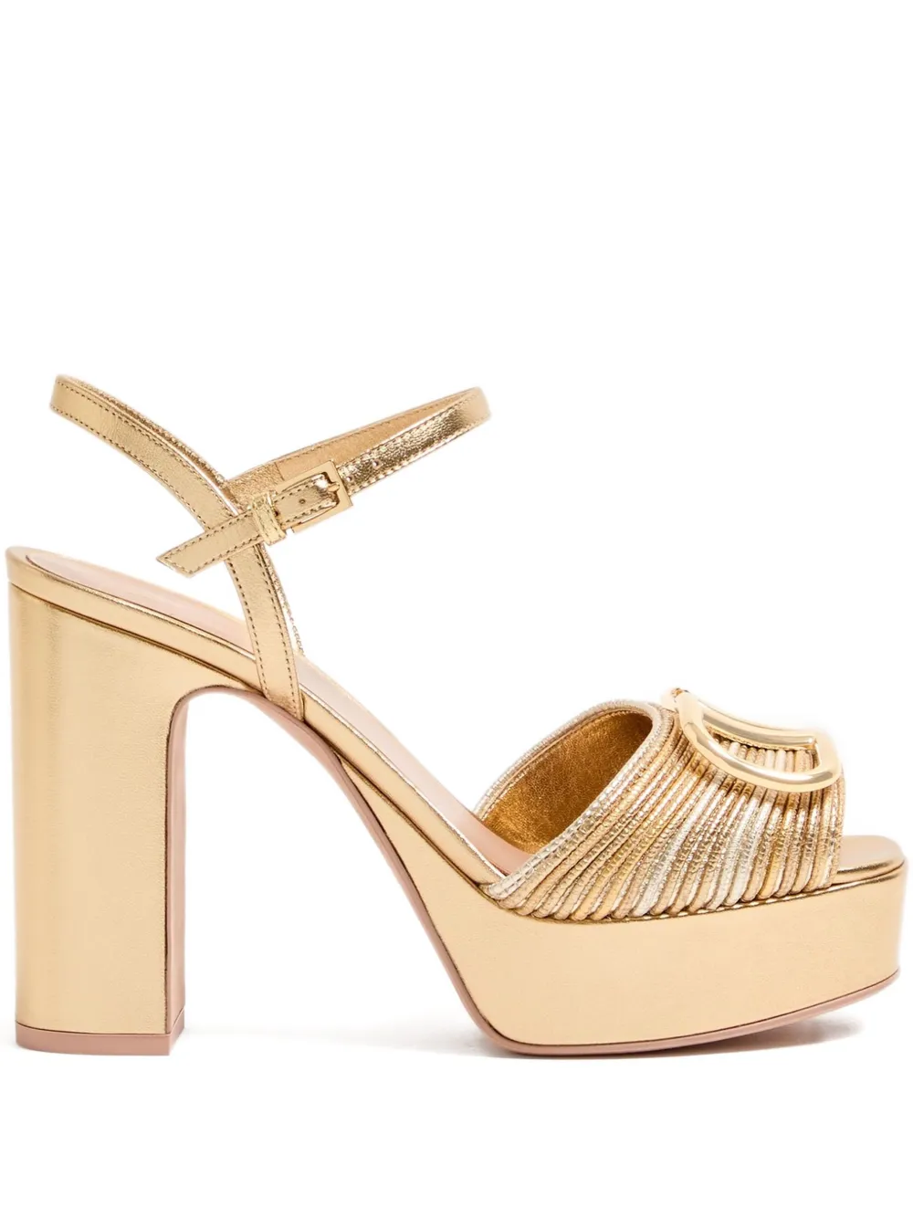 Valentino Garavani 115 mm VLogo Signature sandalen Goud
