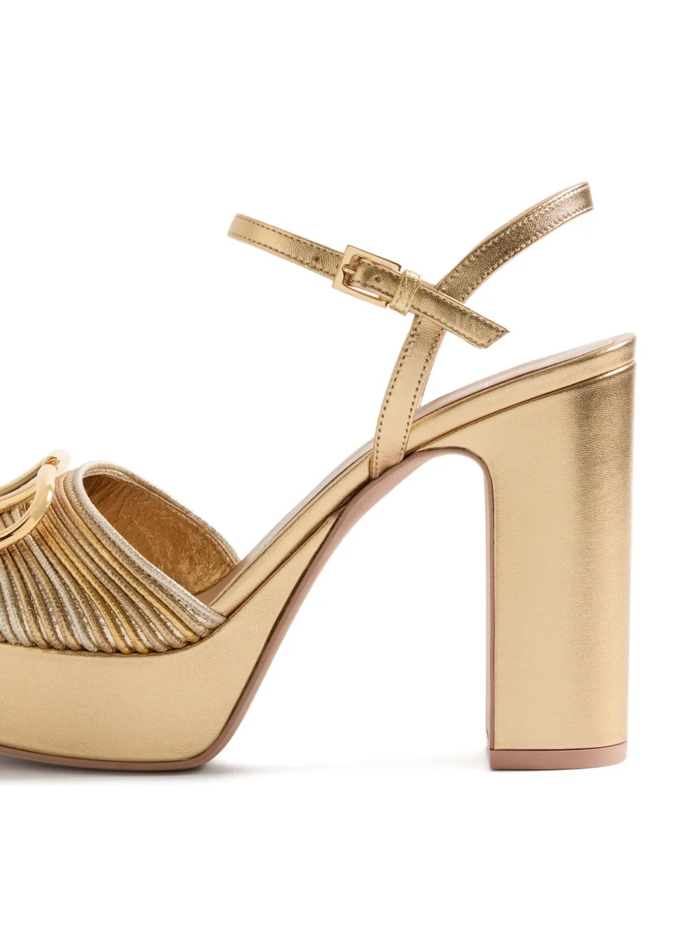 Valentino Garavani 115 mm VLogo Signature sandalen Goud