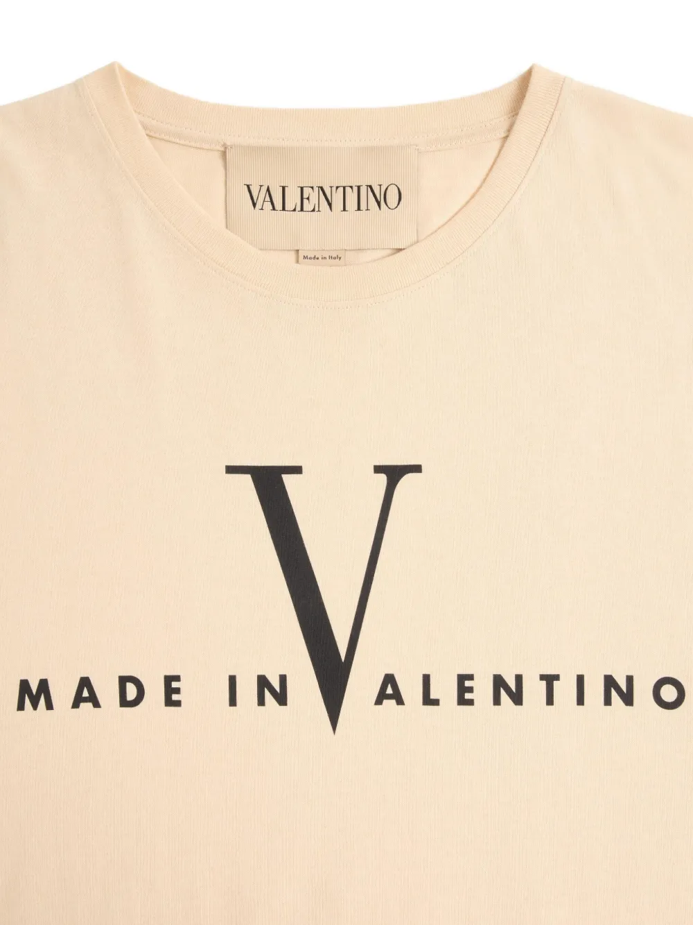 Valentino Garavani T-shirt met logoprint Beige