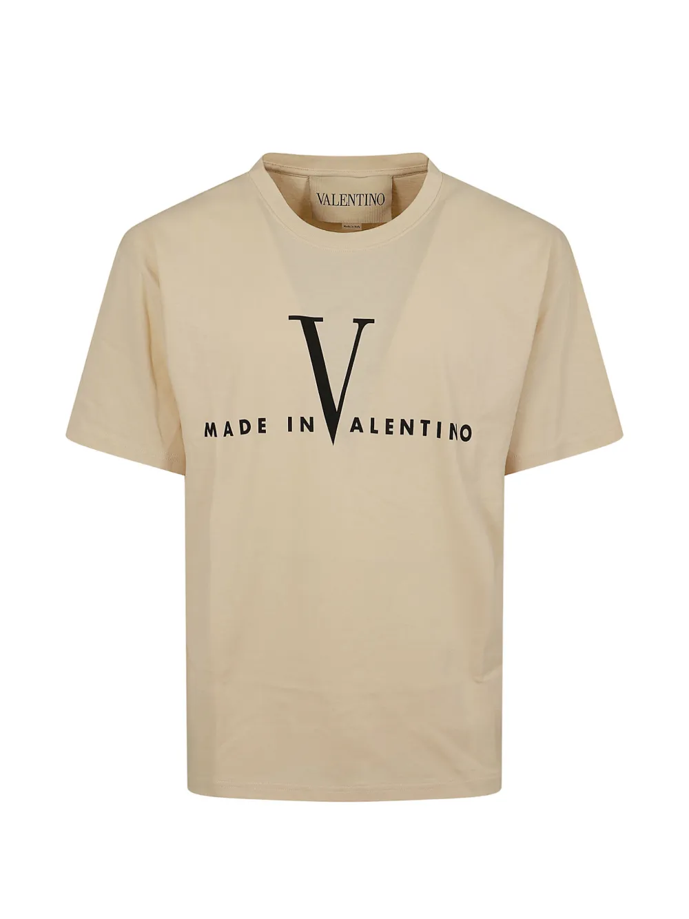 Valentino Garavani T-Shirt mit Logo-Print - Nude