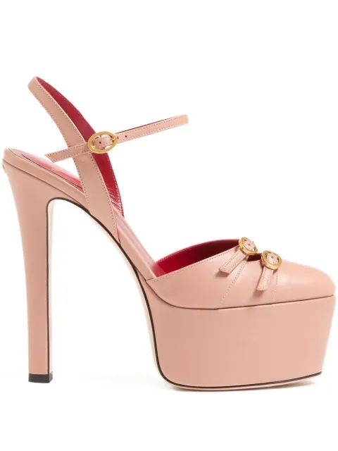 Valentino Garavani 145mm Crasher buckle-strap platform pumps