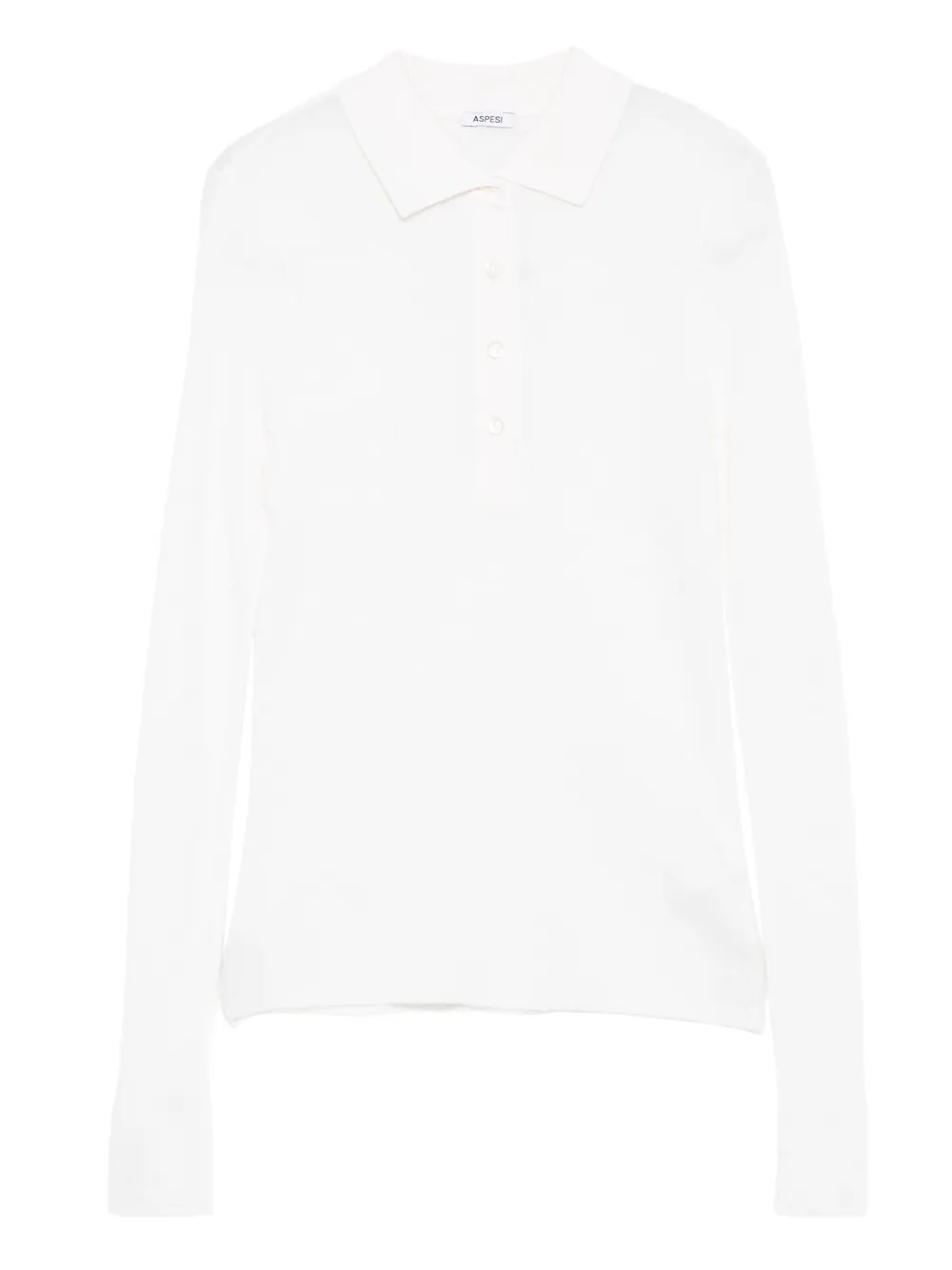 ASPESI playera tipo polo con botones | blanco | Image 1