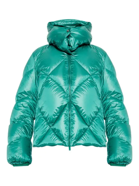 Add quilted-hooded jacket