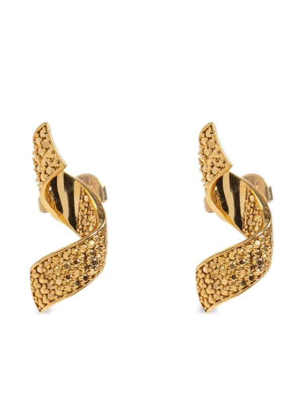 Kate Spade Twist ドロップピアス | ゴールドトーン | FARFETCH JP