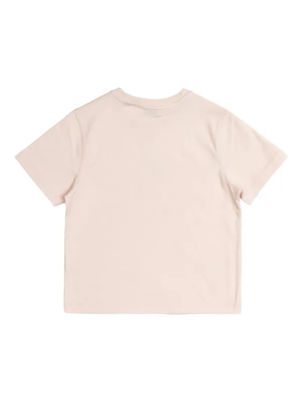 Burberry Kids Check Graphic T-shirt | Pink | FARFETCH