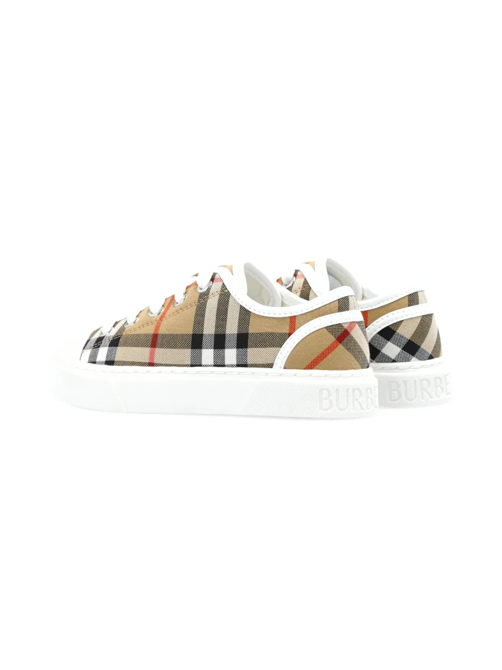 Burberry Kids Vintage Check sneakers Beige