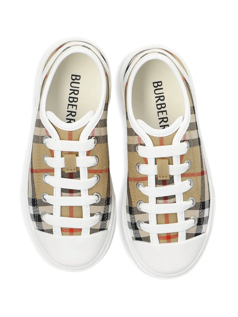Burberry Kids Vintage Check sneakers Beige
