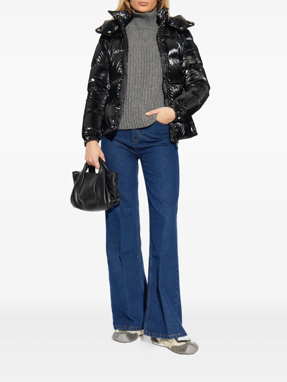 Add hooded-padded jacket | Down Jackets | Image 2