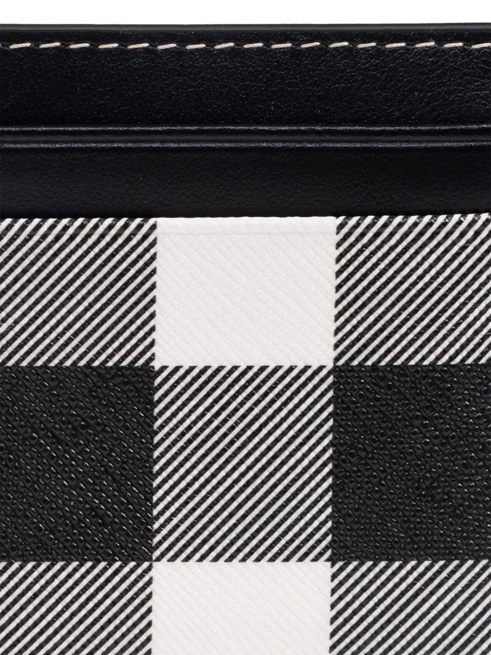 Burberry Geruite pasjeshouder Zwart