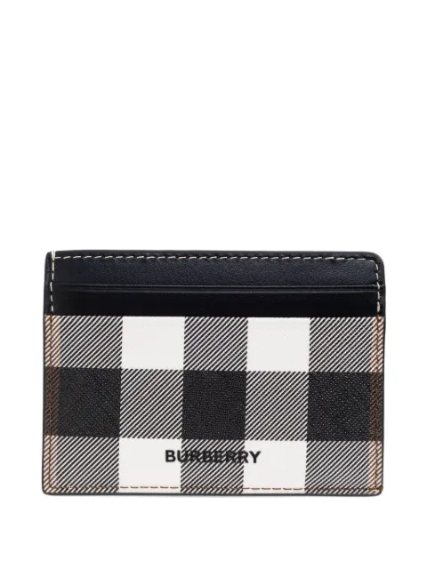 Burberry checked cardholder