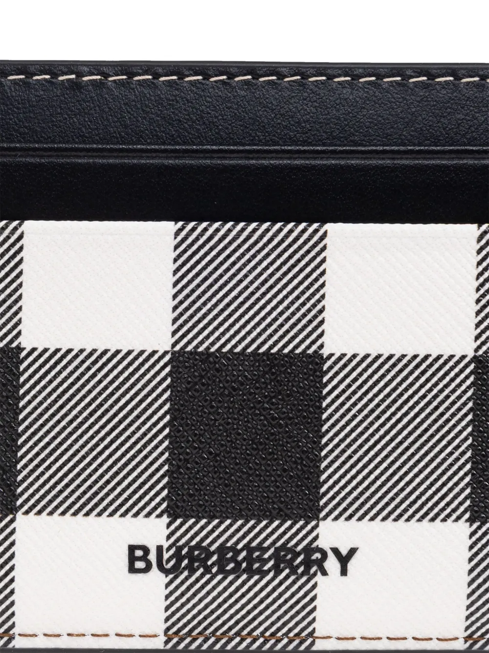 Burberry Geruite pasjeshouder Zwart