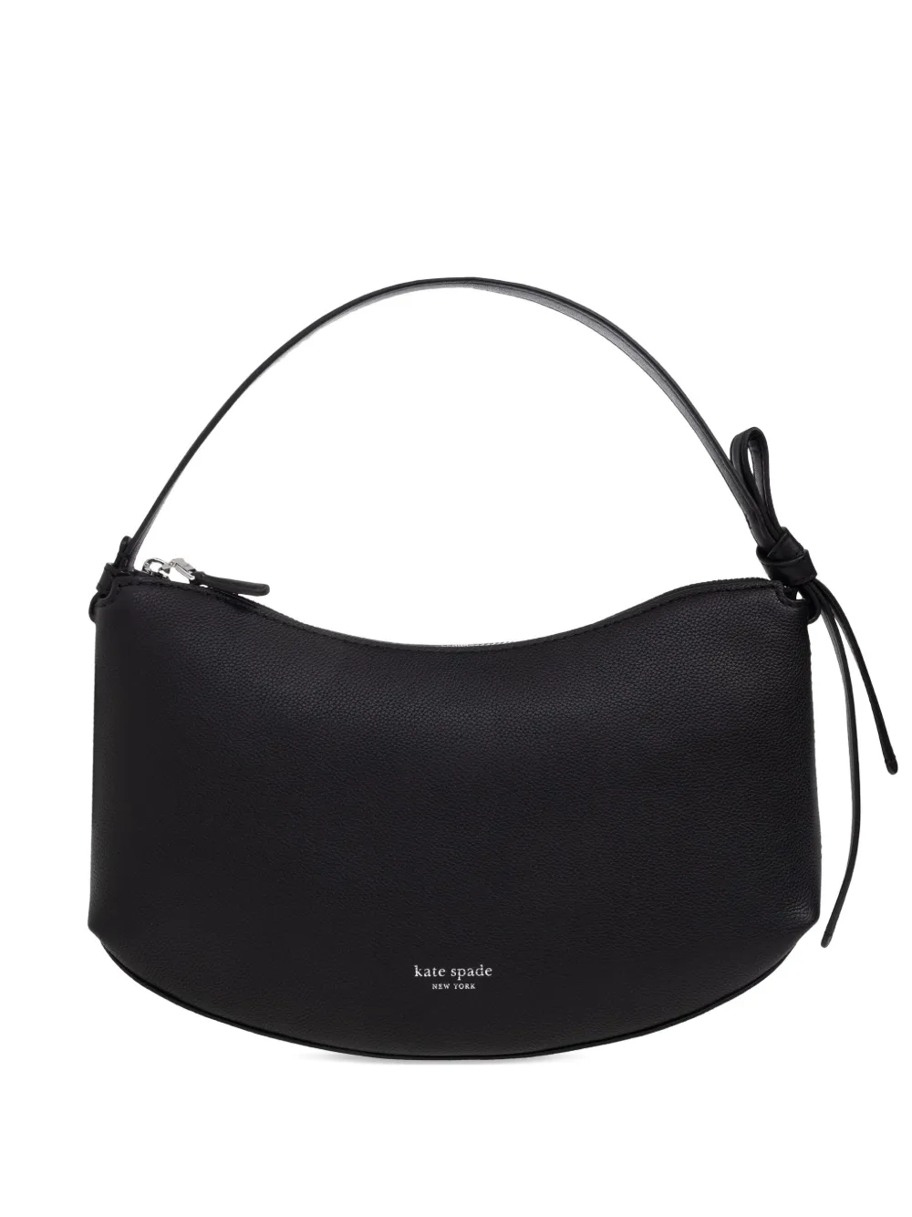 Kate Spade Medium Loop Leather Shoulder Bag In Black