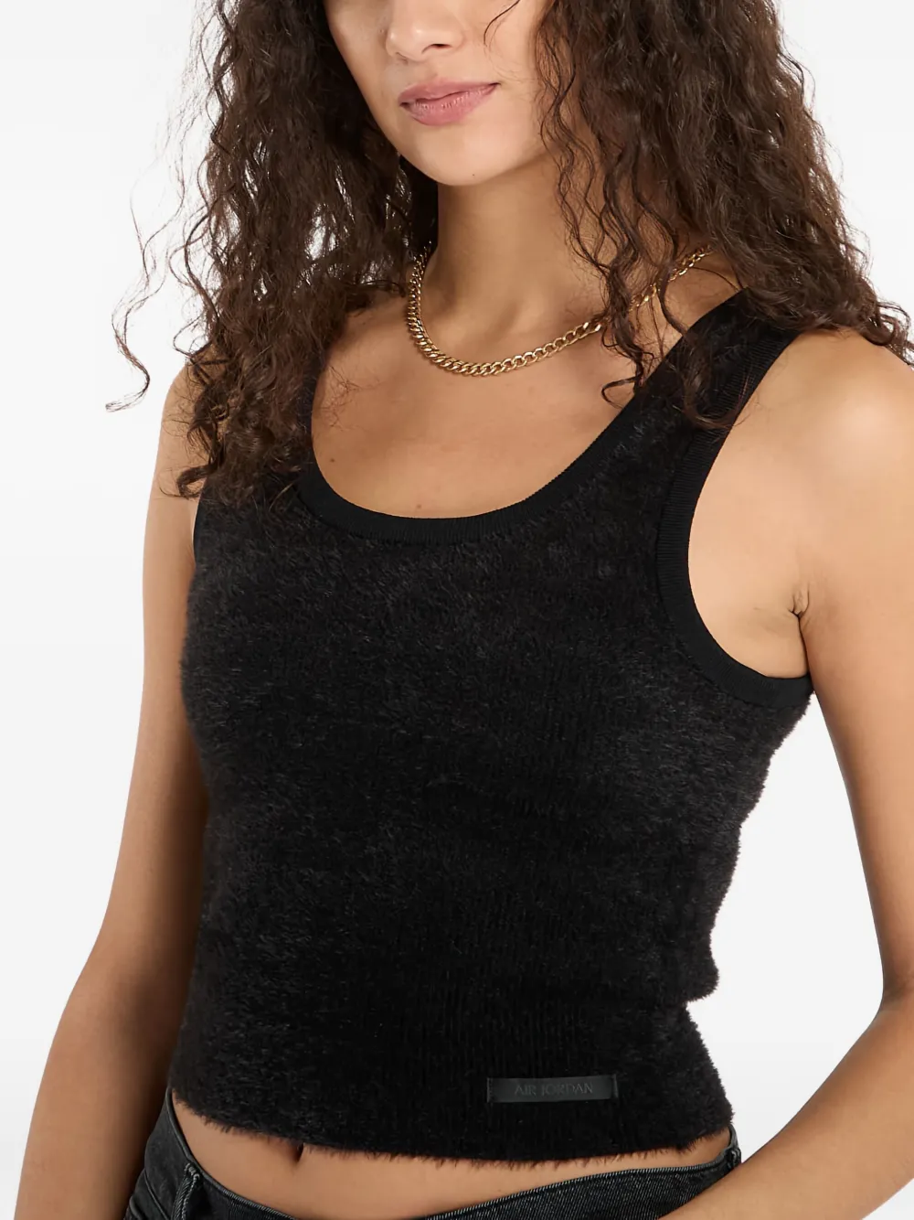 Jordan Tanktop met logopatch Zwart