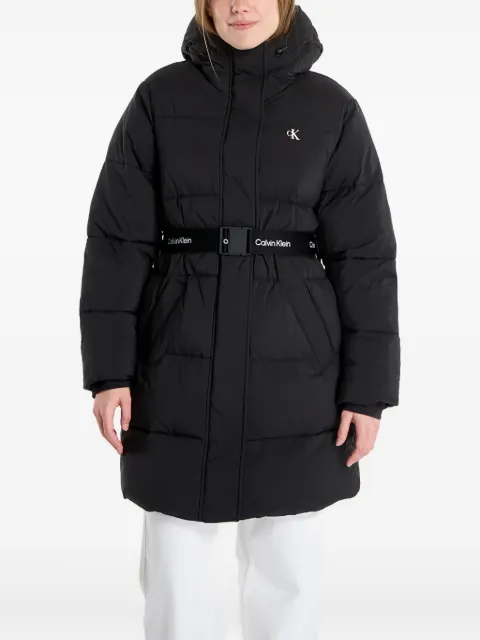 Calvin Klein Jeans belted coat