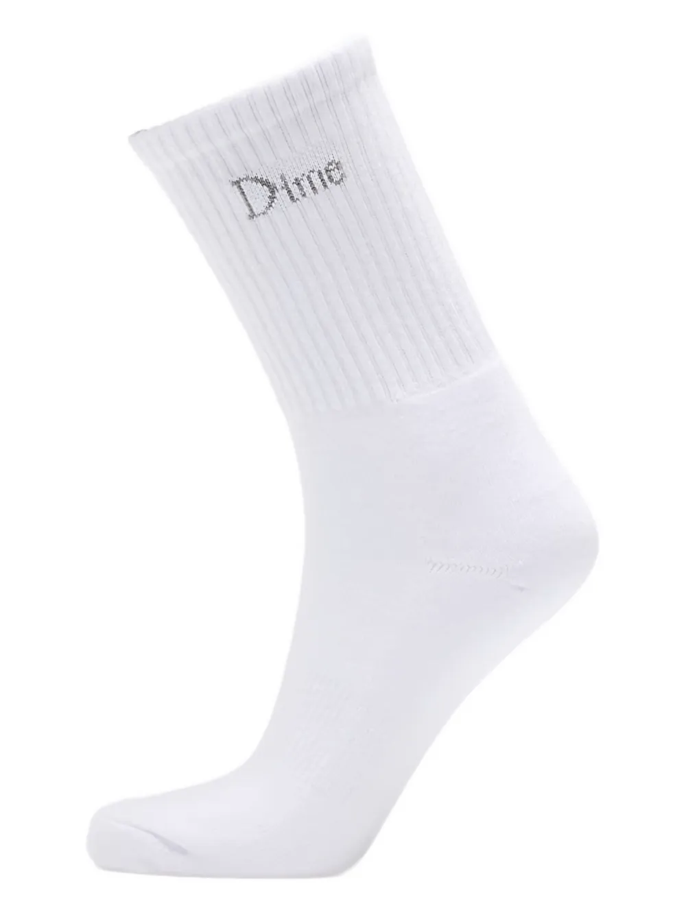 Dime Classic Long Socks (pack Of Two) In White