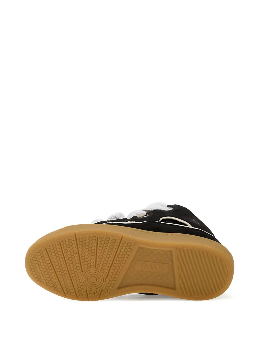 Lanvin Curb vetersneakers Zwart