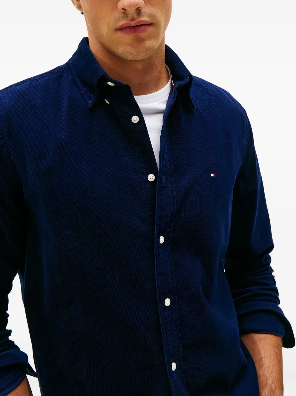 Tommy Hilfiger Overhemd met lange mouwen Blauw