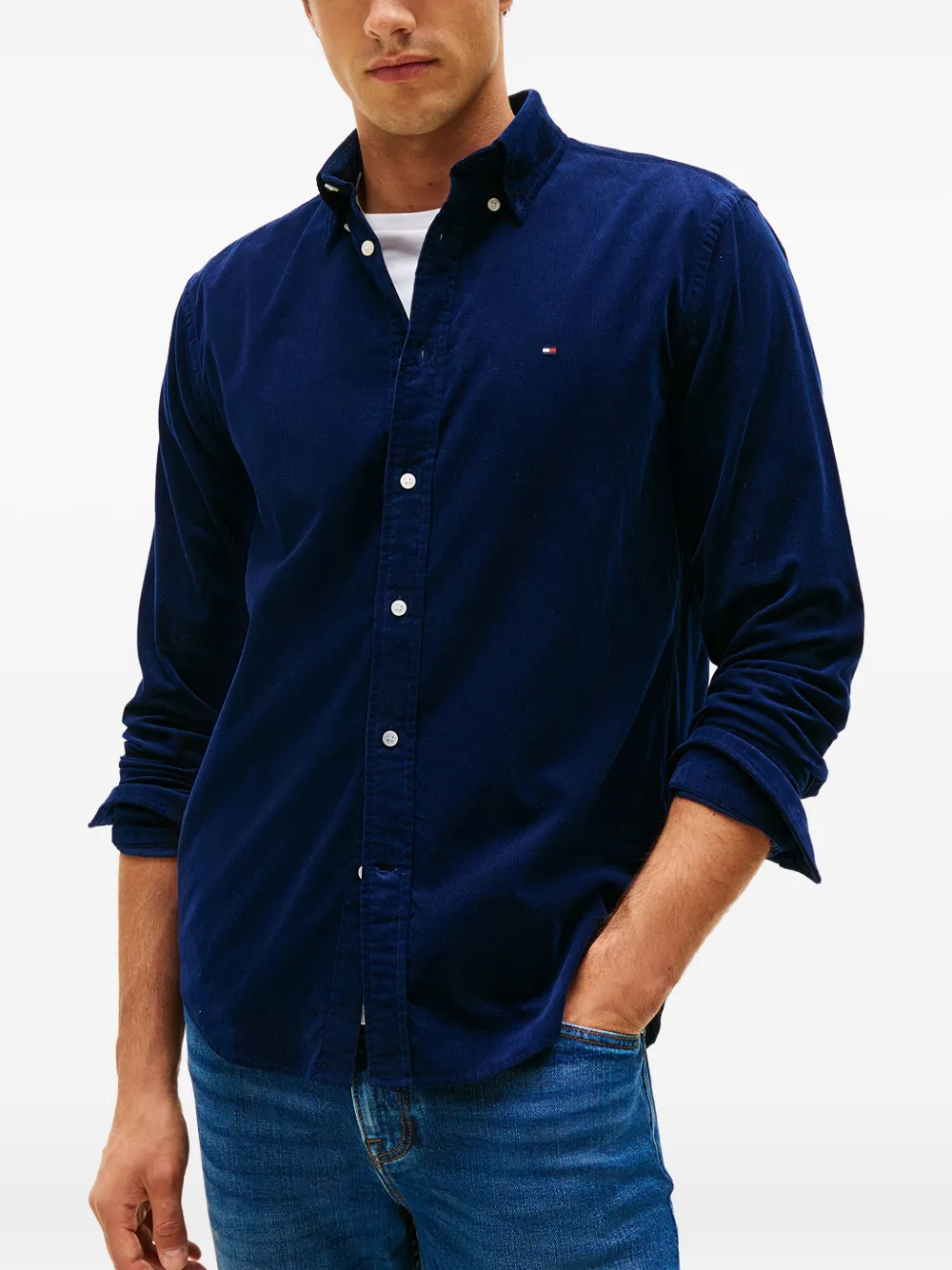 Tommy Hilfiger Overhemd met lange mouwen Blauw