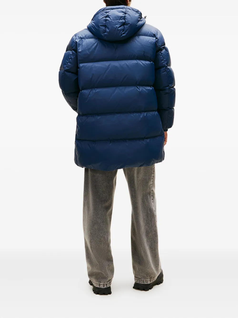 Tommy Jeans Zip-up Padded Jacket In Blue