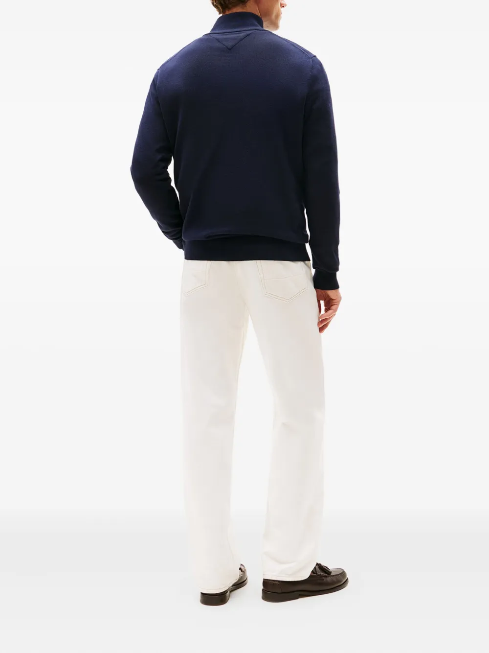 Tommy Hilfiger Quarter-zip Sweatshirt In Blue