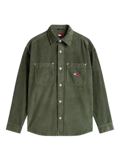 Tommy Jeans camisa de pana con bolsillo en el pecho