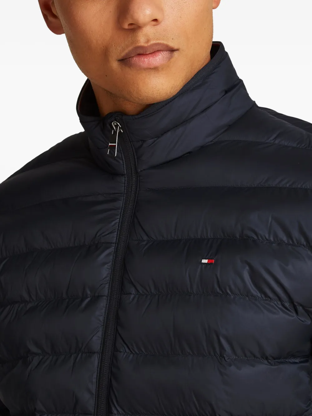 Tommy Hilfiger Padded Zip Jacket In Blue